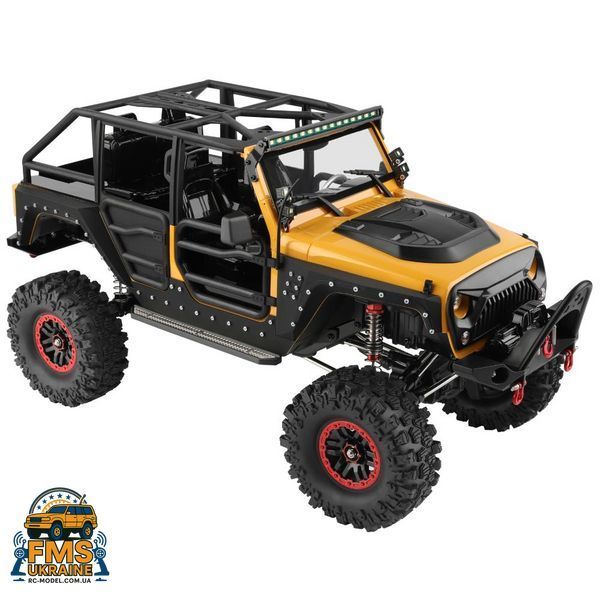 Машинка на радіокеруванні WLtoys 104026 Jeep Rubicon 1:10 4WD RTR жовтий 104026 yellow фото