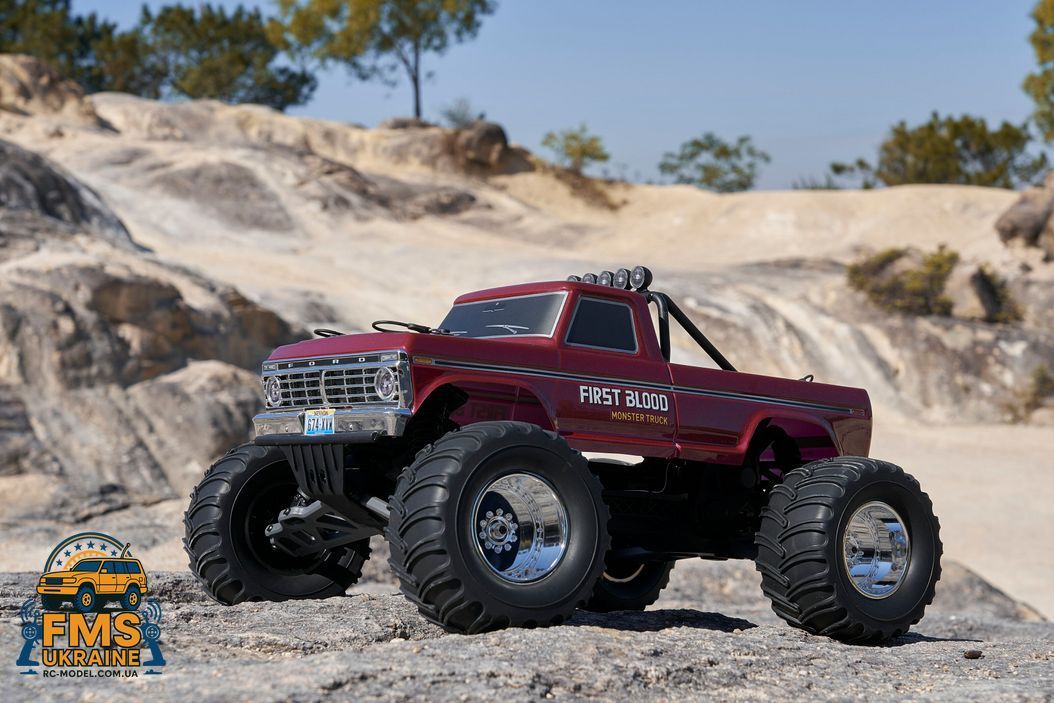 Fms F100 Купити Машинка на радіокеруванні FMS 1:10 Ford F100 Monster Truck RTR ...