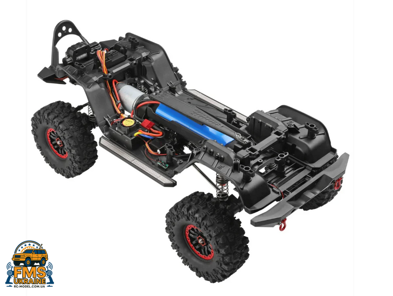 Машинка на радіокеруванні WLtoys 104026 Jeep Rubicon 1:10 4WD RTR червоний 104026 red фото