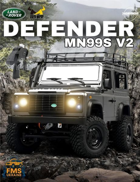 Машинка на радіокеруванні MN99S LAND ROVER DEFENDER 90 1:12 PRO версія  MN99S фото