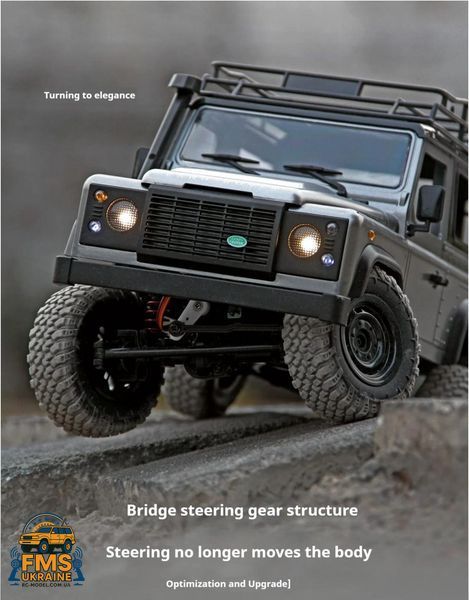 Машинка на радіокеруванні MN99S LAND ROVER DEFENDER 90 1:12 PRO версія  MN99S фото