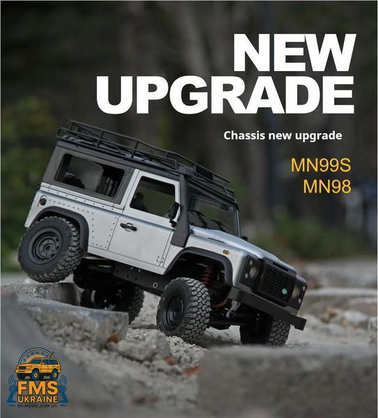 Машинка на радіокеруванні MN99S LAND ROVER DEFENDER 90 1:12 PRO версія  MN99S фото