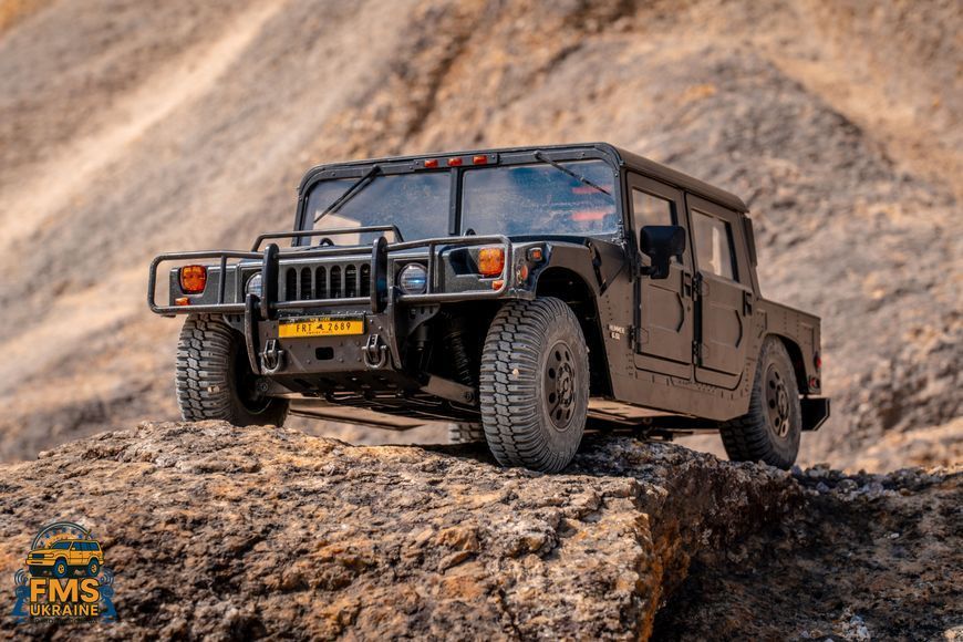 Машинка на радіокеруванні FMS 1:12 HUMMER RTR Жовтий FMS11261RSYL фото