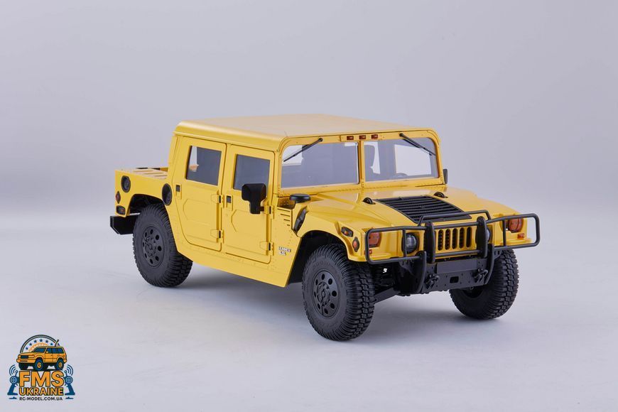 Машинка на радіокеруванні FMS 1:12 HUMMER RTR Жовтий FMS11261RSYL фото