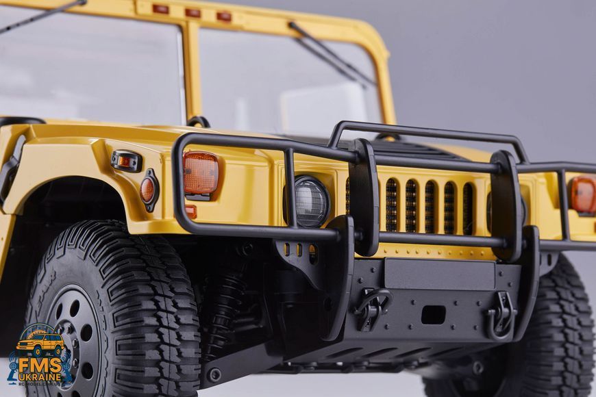 Машинка на радіокеруванні FMS 1:12 HUMMER RTR Жовтий FMS11261RSYL фото