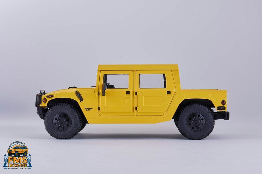 Машинка на радіокеруванні FMS 1:12 HUMMER RTR Жовтий FMS11261RSYL фото