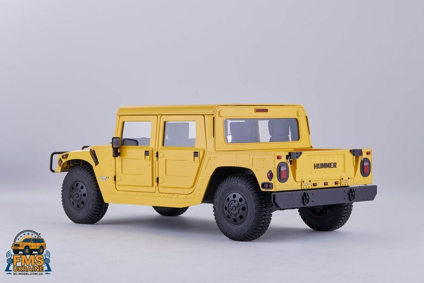 Машинка на радіокеруванні FMS 1:12 HUMMER RTR Жовтий FMS11261RSYL фото