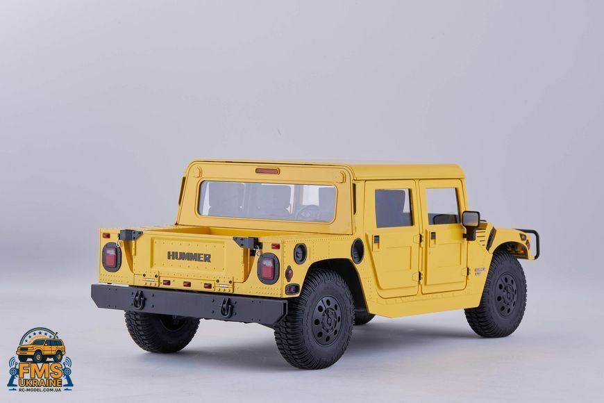 Машинка на радіокеруванні FMS 1:12 HUMMER RTR Жовтий FMS11261RSYL фото