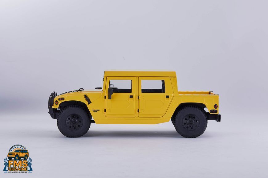 Машинка на радіокеруванні FMS 1:12 HUMMER RTR Жовтий FMS11261RSYL фото