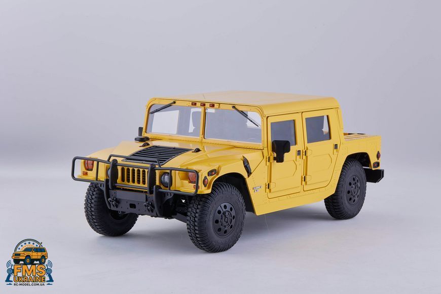 Машинка на радіокеруванні FMS 1:12 HUMMER RTR Жовтий FMS11261RSYL фото