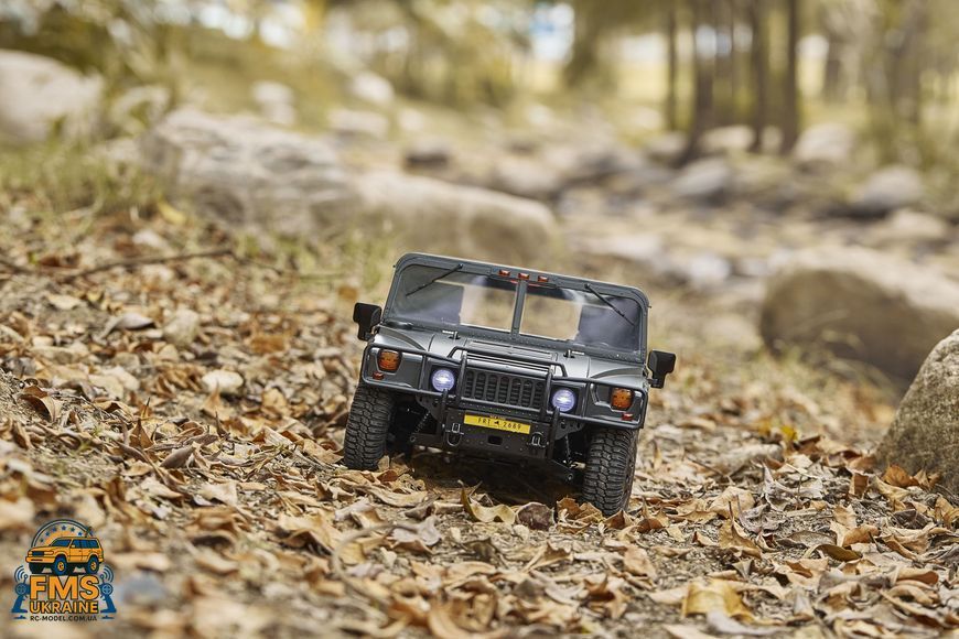 Машинка на радіокеруванні FMS 1:12 HUMMER RTR Жовтий FMS11261RSYL фото
