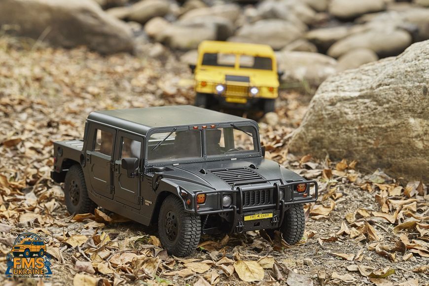 Машинка на радіокеруванні FMS 1:12 HUMMER RTR Жовтий FMS11261RSYL фото