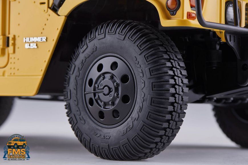 Машинка на радіокеруванні FMS 1:12 HUMMER RTR Жовтий FMS11261RSYL фото