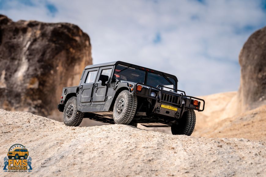 Машинка на радіокеруванні FMS 1:12 HUMMER RTR Жовтий FMS11261RSYL фото