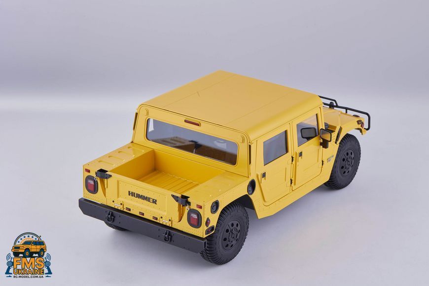 Машинка на радіокеруванні FMS 1:12 HUMMER RTR Жовтий FMS11261RSYL фото