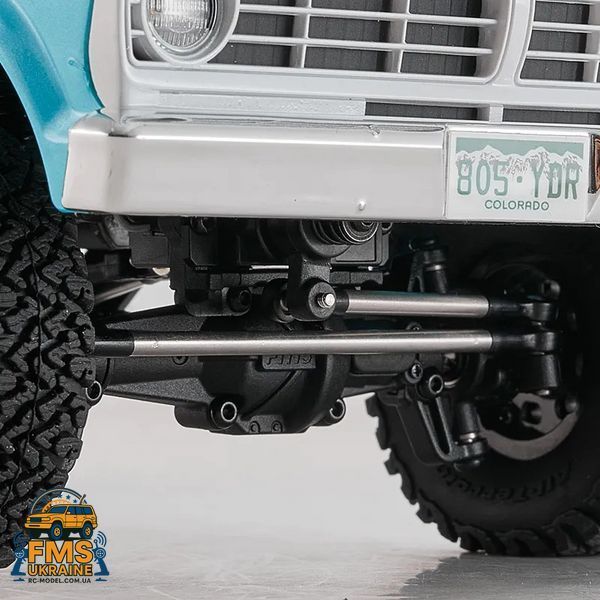 Модель на радіокеруванні FCX18II 1:18 FORD F-100 RTR BRUSHED BLUE-WHITE 118L01BDBUWH фото