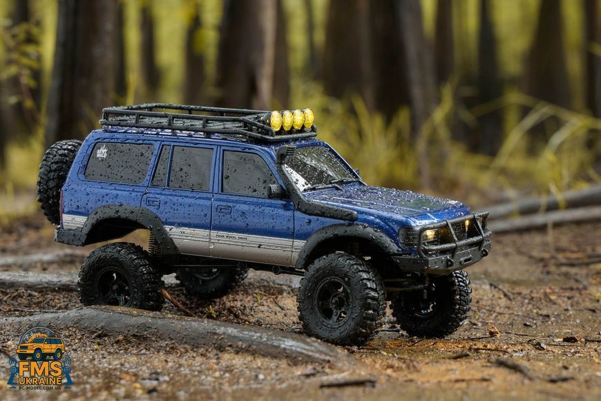 Машинка на радіокеруванні FMS 1:18&nbsp;TOYOYA&nbsp;LC80&nbsp;RTR Gray V2 FMS11831RTRGYV2 фото