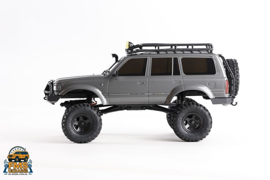Машинка на радіокеруванні FMS 1:18&nbsp;TOYOYA&nbsp;LC80&nbsp;RTR Gray V2 FMS11831RTRGYV2 фото