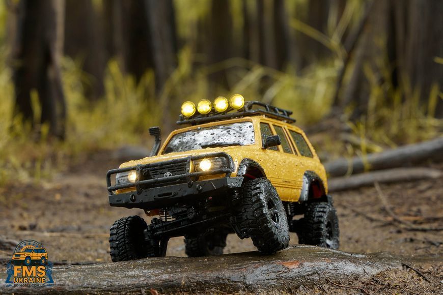 Машинка на радіокеруванні FMS 1:18&nbsp;TOYOYA&nbsp;LC80&nbsp;RTR Yellow V2 FMS11831RTRYLV2 фото