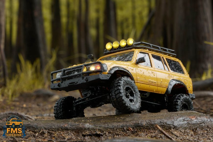 Машинка на радіокеруванні FMS 1:18&nbsp;TOYOYA&nbsp;LC80&nbsp;RTR Yellow V2 FMS11831RTRYLV2 фото