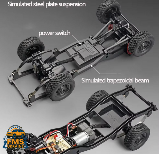 Машинка на радіокеруванні MN82 Toyota 1:12 GREY PRO MN82-G-PRO фото