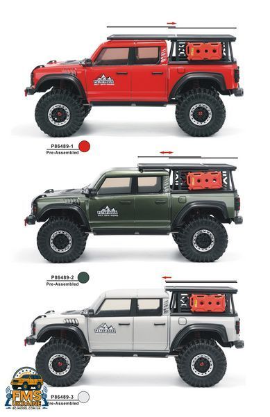 Машинка на радіокеруванні RGT 1:10 FORD BRONCO RC Rock Crawler RTR білий EX86150W фото