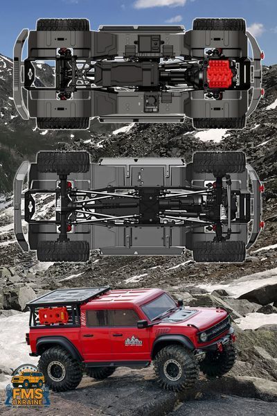 Машинка на радіокеруванні RGT 1:10 FORD BRONCO RC Rock Crawler RTR білий EX86150W фото