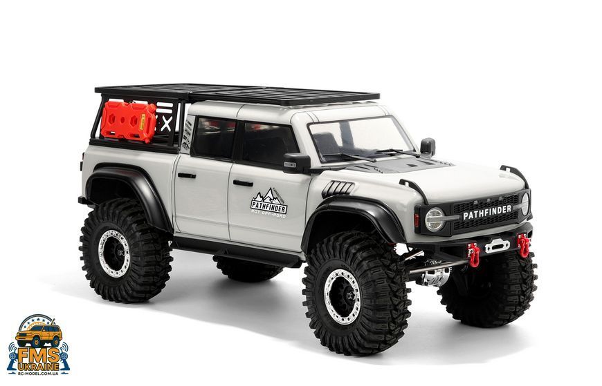 Машинка на радіокеруванні RGT 1:10 FORD BRONCO RC Rock Crawler RTR білий EX86150W фото