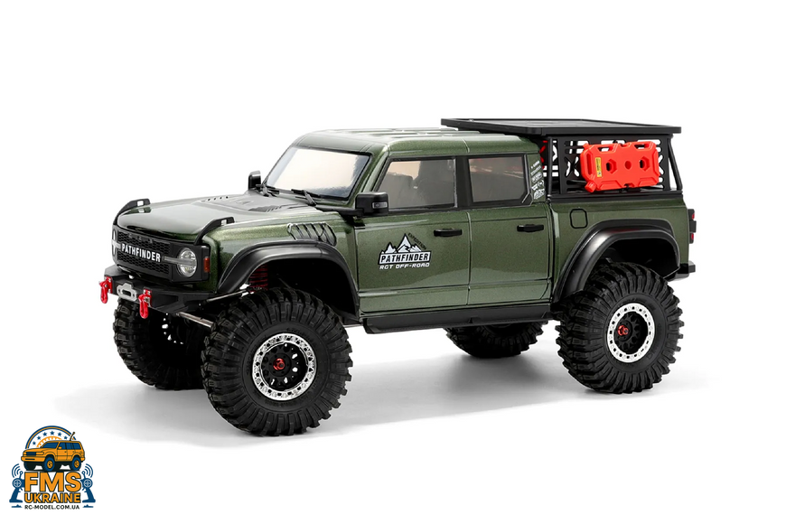 Машинка на радіокеруванні RGT 1:10 FORD BRONCO RC Rock Crawler RTR білий EX86150W фото