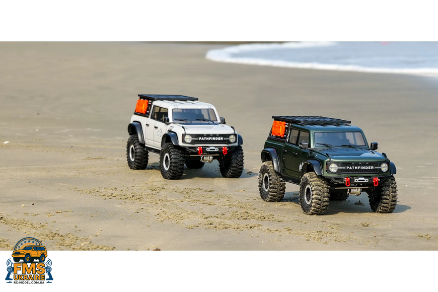Машинка на радіокеруванні RGT 1:10 FORD BRONCO RC Rock Crawler RTR білий EX86150W фото