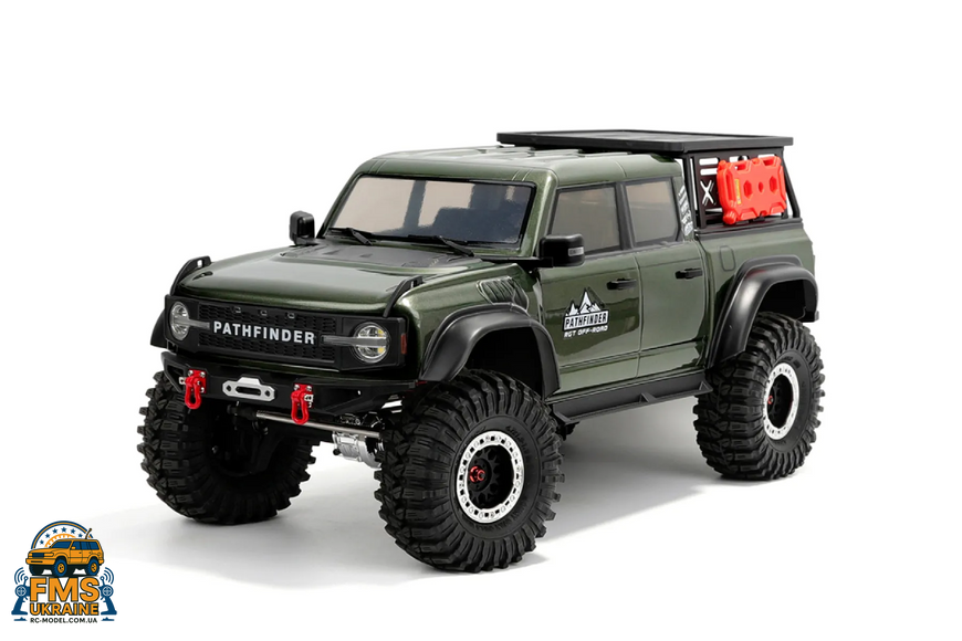Машинка на радіокеруванні RGT 1:10 FORD BRONCO RC Rock Crawler RTR білий EX86150W фото