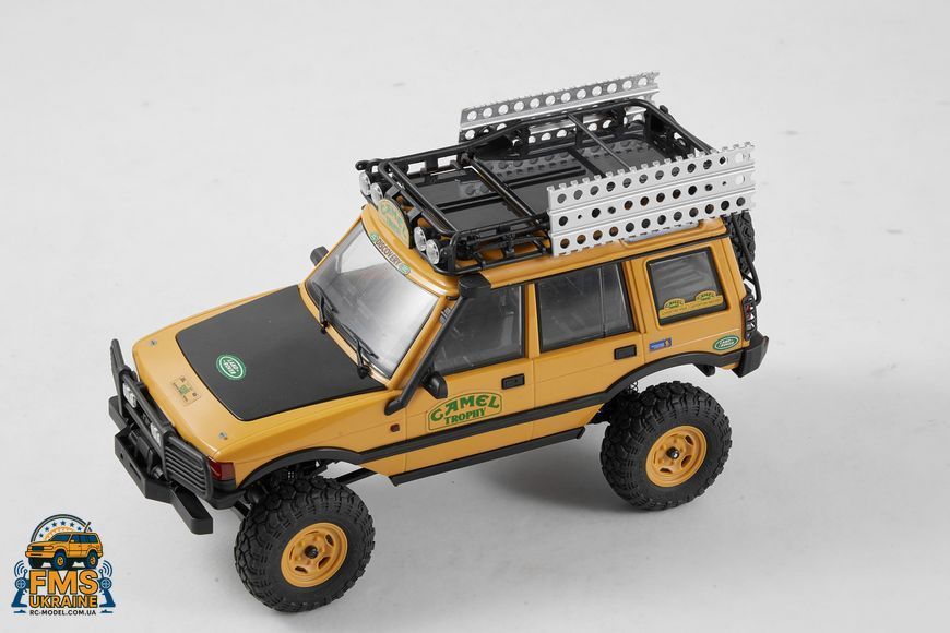 Машинка на радіокеруванні FMS 1:24 FCX24M Land Rover DISCOVERY Camel Trophy Edition RTR FMS12483RTRYL фото