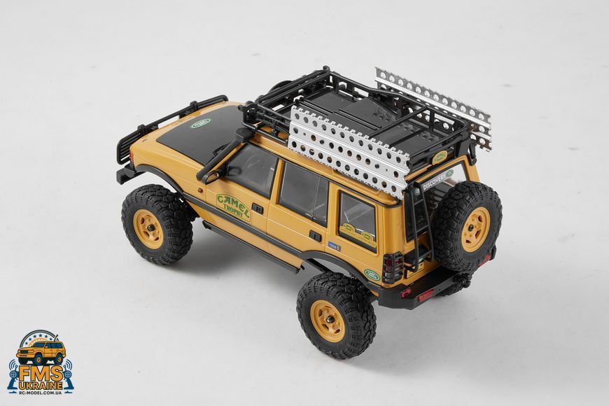 Машинка на радіокеруванні FMS 1:24 FCX24M Land Rover DISCOVERY Camel Trophy Edition RTR FMS12483RTRYL фото