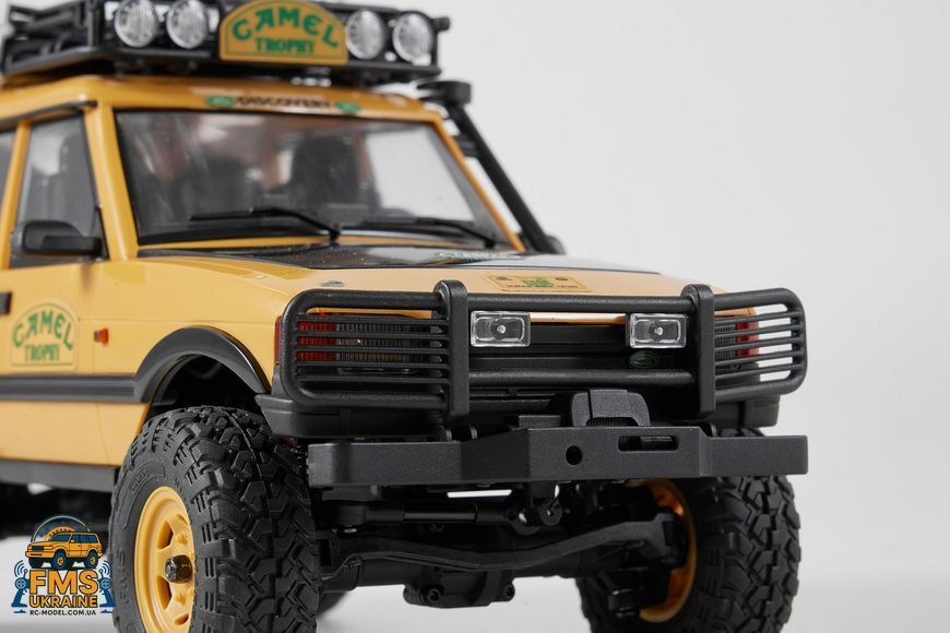 Машинка на радіокеруванні FMS 1:24 FCX24M Land Rover DISCOVERY Camel Trophy Edition RTR FMS12483RTRYL фото