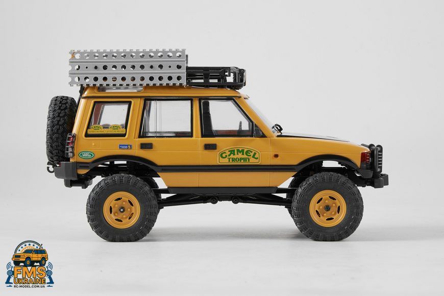 Машинка на радіокеруванні FMS 1:24 FCX24M Land Rover DISCOVERY Camel Trophy Edition RTR FMS12483RTRYL фото