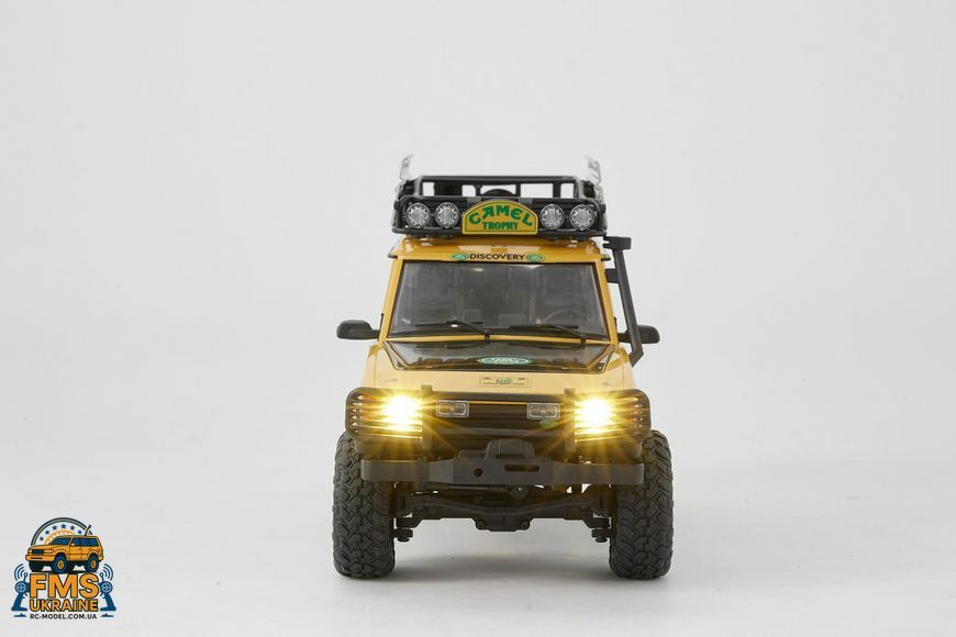 Машинка на радіокеруванні FMS 1:24 FCX24M Land Rover DISCOVERY Camel Trophy Edition RTR FMS12483RTRYL фото