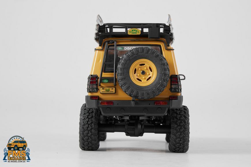 Машинка на радіокеруванні FMS 1:24 FCX24M Land Rover DISCOVERY Camel Trophy Edition RTR FMS12483RTRYL фото