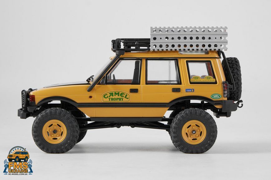 Машинка на радіокеруванні FMS 1:24 FCX24M Land Rover DISCOVERY Camel Trophy Edition RTR FMS12483RTRYL фото