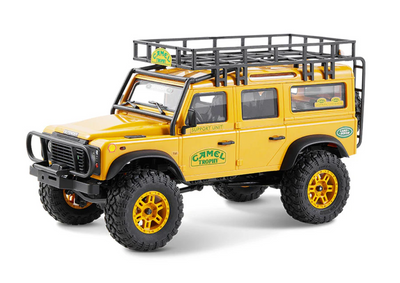 Машинка на радіокеруванні FMS 1:24 FCX24M Land Rover DEFENDER 110 Camel Trophy Edition RTR  FMS12482RTRYL фото