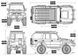 Машинка на радіокеруванні RGT RESCUER 1:10 Toyota Land Cruiser 76 RC Rock Crawler RTR сірий EX86190G фото 6