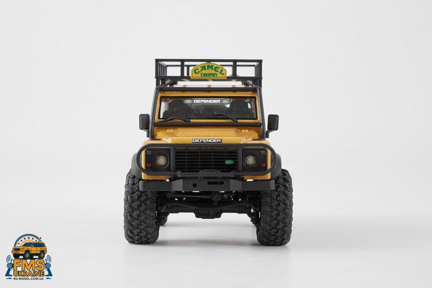 Машинка на радіокеруванні FMS 1:24 FCX24M Land Rover DEFENDER 110 Camel Trophy Edition RTR  FMS12482RTRYL фото