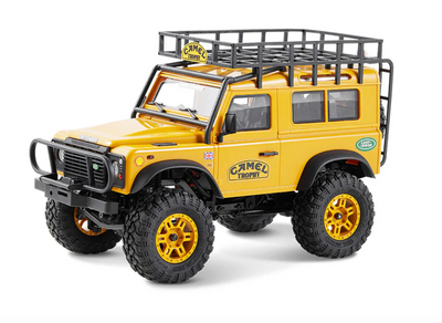 Машинка на радіокеруванні FMS 1:24 FCX24M Land Rover DEFENDER 90 Camel Trophy Edition RTR  FMS12491RTRYL фото