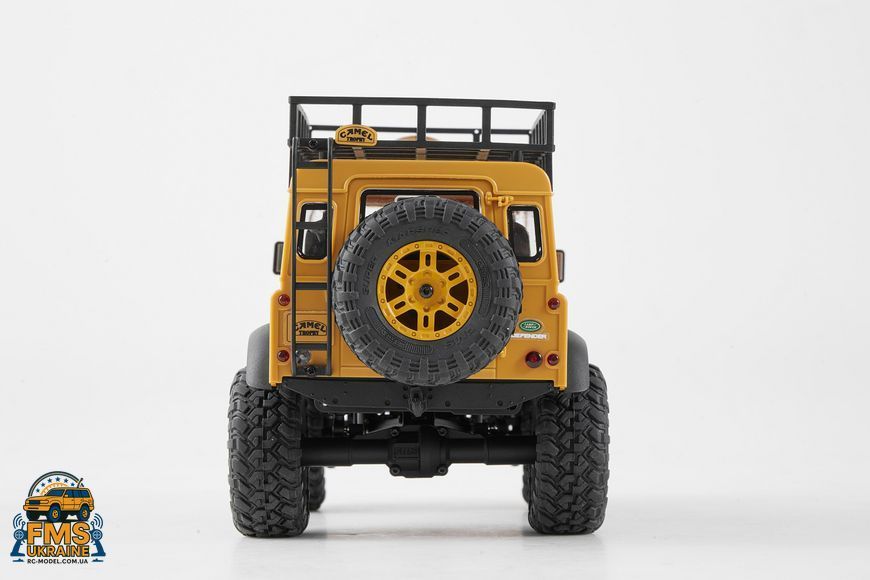 Машинка на радіокеруванні FMS 1:24 FCX24M Land Rover DEFENDER 90 Camel Trophy Edition RTR  FMS12491RTRYL фото