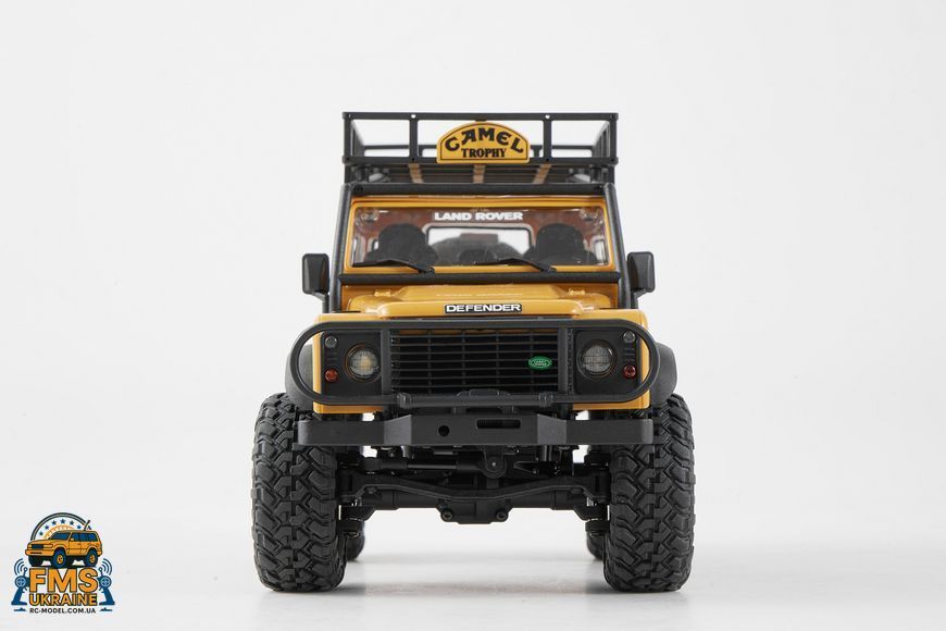 Машинка на радіокеруванні FMS 1:24 FCX24M Land Rover DEFENDER 90 Camel Trophy Edition RTR  FMS12491RTRYL фото