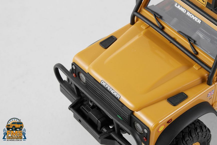 Машинка на радіокеруванні FMS 1:24 FCX24M Land Rover DEFENDER 90 Camel Trophy Edition RTR  FMS12491RTRYL фото