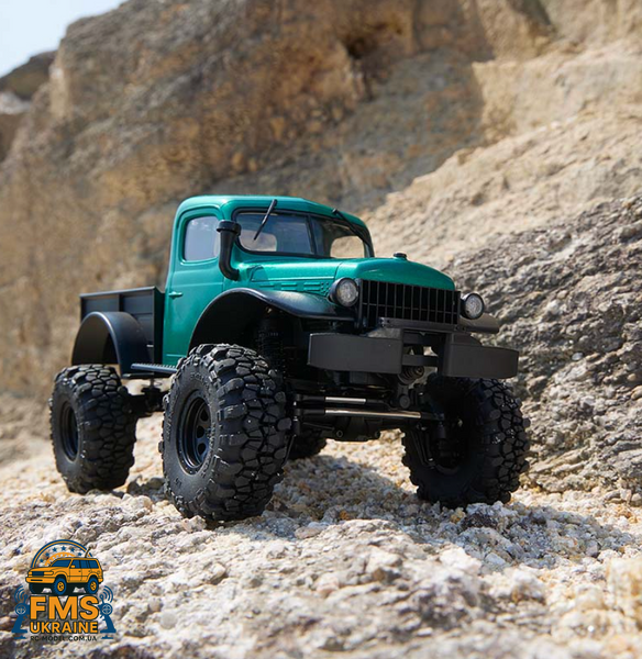 Машинка на радіокеруванн БЕЗКОЛЕКТОРНА PRO ВЕРСІЯ FMS 1:24 FCX24 Power Wagon Brushless RTR PRO VERSION FMS12401RTRGN-BL фото