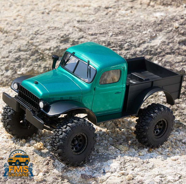 Машинка на радіокеруванн БЕЗКОЛЕКТОРНА PRO ВЕРСІЯ FMS 1:24 FCX24 Power Wagon Brushless RTR PRO VERSION FMS12401RTRGN-BL фото