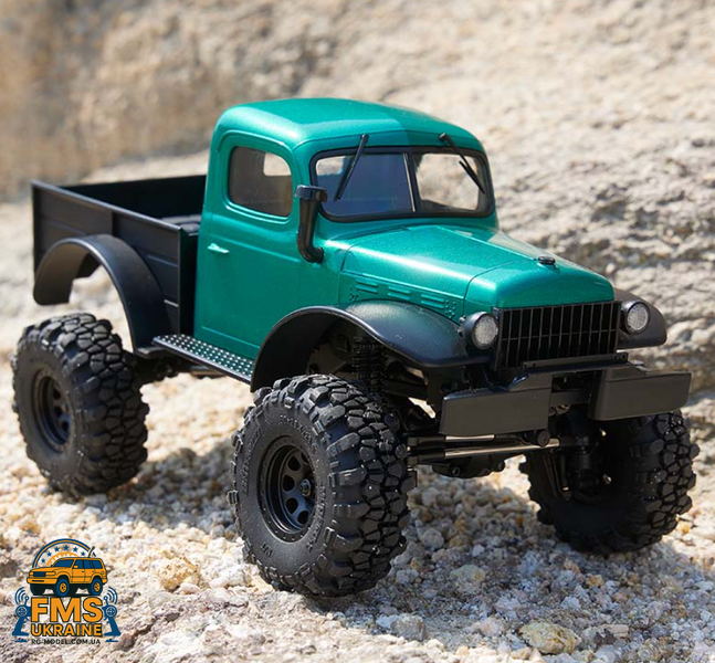 Машинка на радіокеруванн БЕЗКОЛЕКТОРНА PRO ВЕРСІЯ FMS 1:24 FCX24 Power Wagon Brushless RTR PRO VERSION FMS12401RTRGN-BL фото
