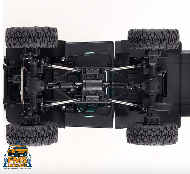Машинка на радіокеруванн БЕЗКОЛЕКТОРНА PRO ВЕРСІЯ FMS 1:24 FCX24 Power Wagon Brushless RTR PRO VERSION FMS12401RTRGN-BL фото