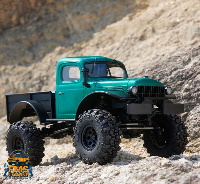 Машинка на радіокеруванн БЕЗКОЛЕКТОРНА PRO ВЕРСІЯ FMS 1:24 FCX24 Power Wagon Brushless RTR PRO VERSION FMS12401RTRGN-BL фото